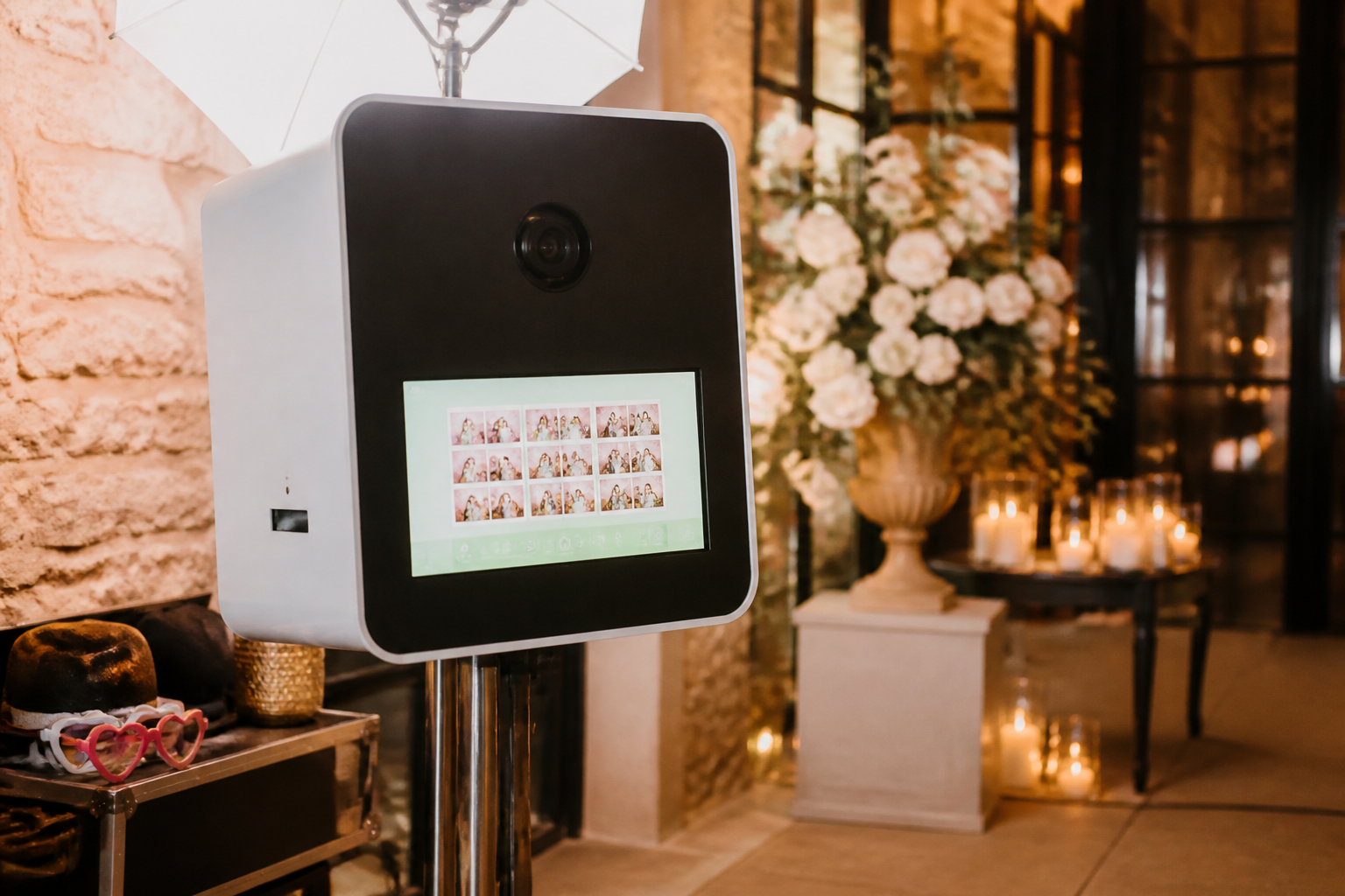 Fotobox mit Touchscreen und Canon DSLR
